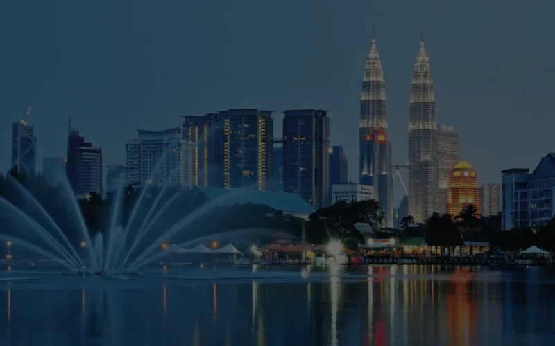 Kuala Lumpur skyline at night